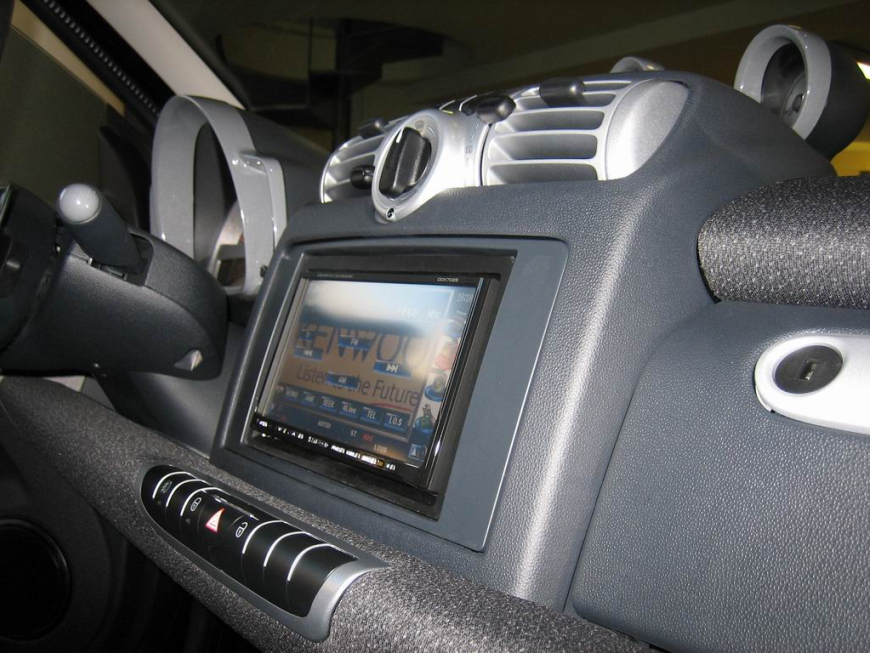 Εγκατάσταση οθόνης 2Din Kenwood σε Smart ForTwo
