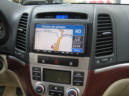 Εγκατάσταση οθόνης 2Din Kenwood σε Hyundai Santa-Fe
