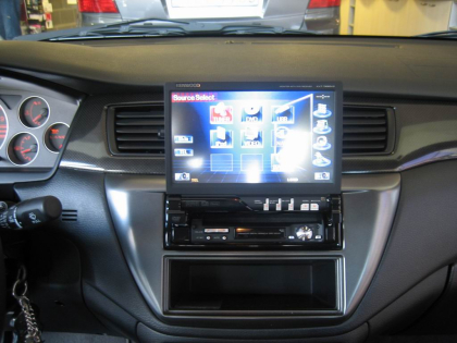 Εγκατάσταση οθόνης 1Din Kenwood σε Mitsubishi Evo 9