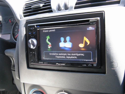 Εγκατάσταση οθόνης 2Din Pioneer σε Fiat Stilo