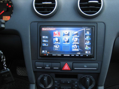 Εγκατάσταση οθόνης 2Din Kenwood σε Audi A3 S-Line