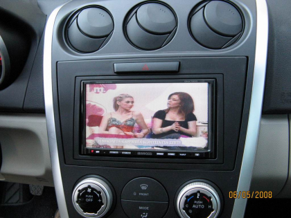 Εγκατάσταση οθόνης 2Din Kenwood και κάμερα οπισθοπορείας σε Mazda CX-7