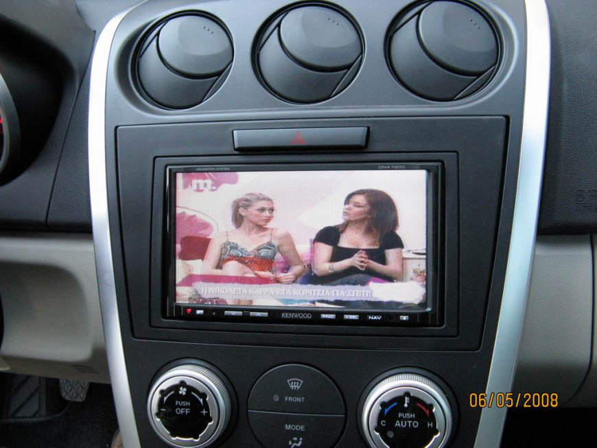 Εγκατάσταση οθόνης 2Din Kenwood και κάμερα οπισθοπορείας σε Mazda CX-7