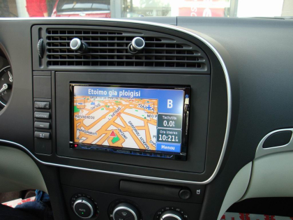 Εγκατάσταση 2DIN Kenwood Οθόνης σε Saab 9.3