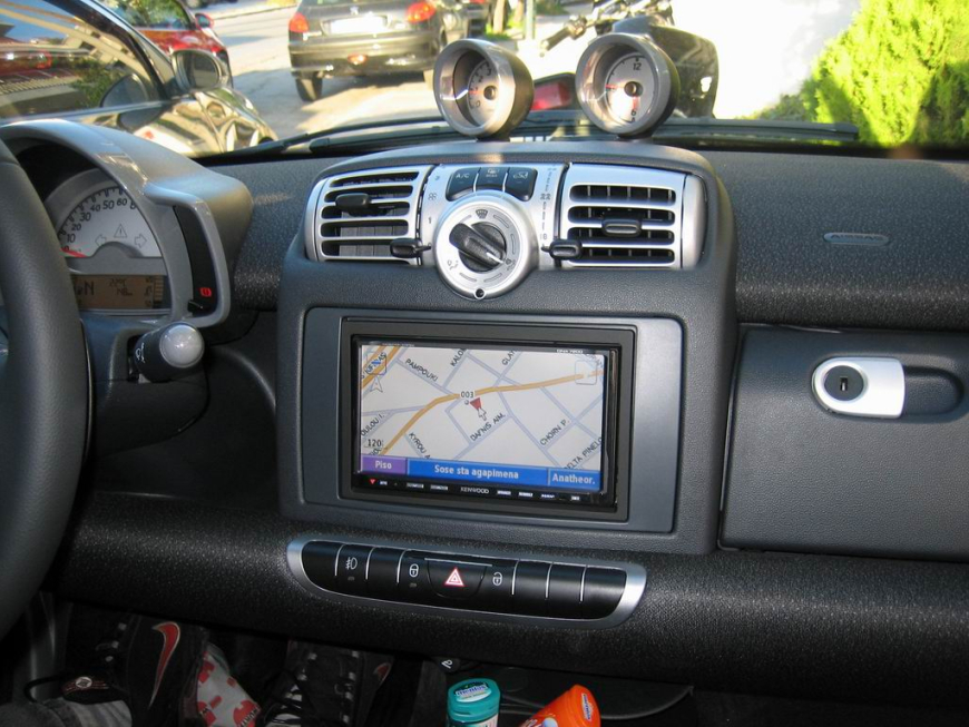 Εγκατάσταση οθόνης 2Din Kenwood σε Smart ForTwo