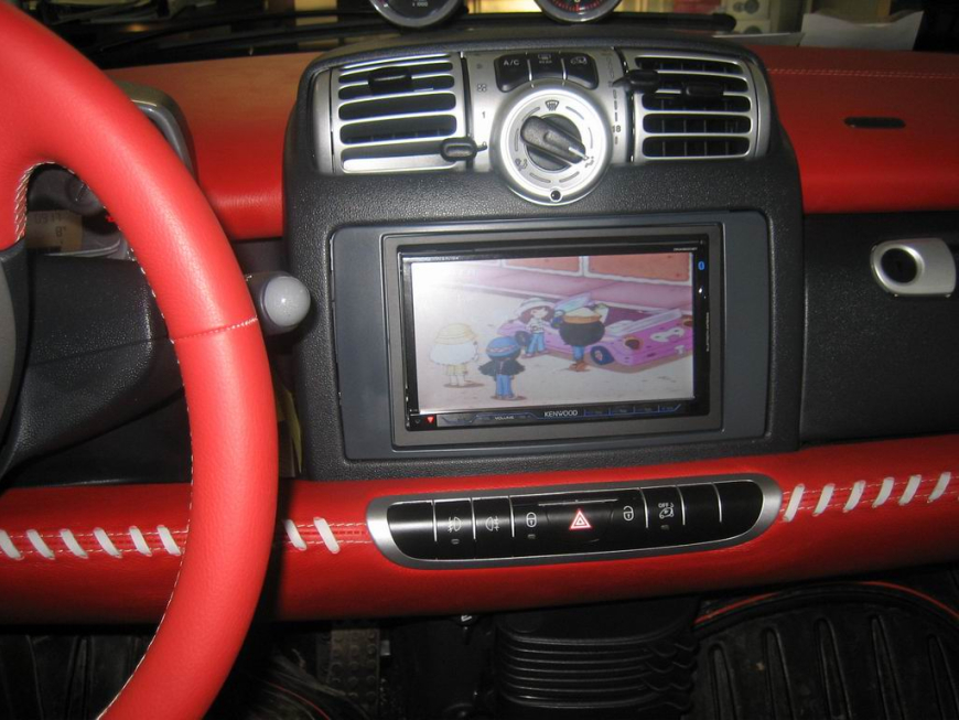 Εγκατάσταση οθόνης 2Din Kenwood σε Smart ForTwo