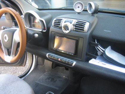 Εγκατάσταση οθόνης 2Din Pioneer σε Smart ForTwo
