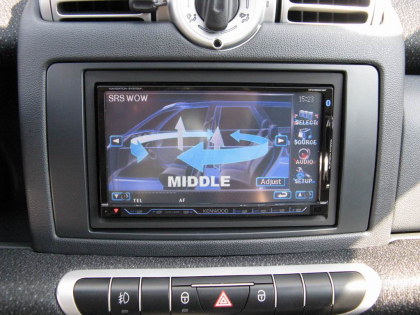 Εγκατάσταση οθόνης 2Din Kenwood σε Smart ForTwo