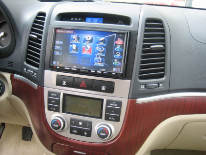 Εγκατάσταση οθόνης 2Din Kenwood σε Hyundai Santa-Fe