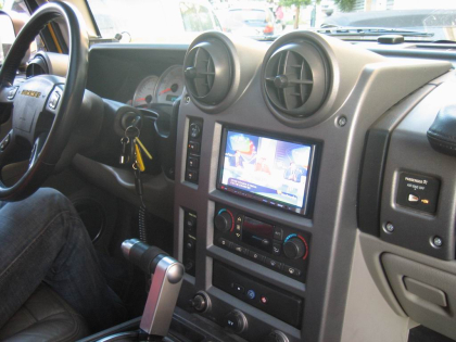 Εγκατάσταση οθόνης 2Din Kenwood σε Hummer H2