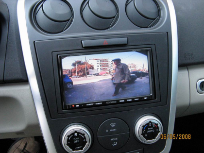 Εγκατάσταση οθόνης 2Din Kenwood και κάμερα οπισθοπορείας σε Mazda CX-7