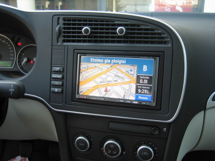 Εγκατάσταση 2DIN Kenwood Οθόνης σε Saab 9.3