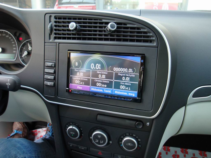 Εγκατάσταση 2DIN Kenwood Οθόνης σε Saab 9.3