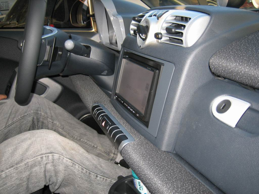 Εγκατάσταση οθόνης 2Din Kenwood σε Smart ForTwo