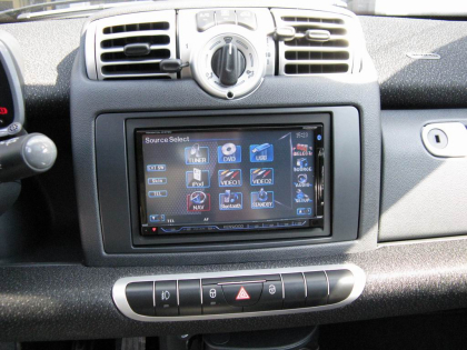 Εγκατάσταση οθόνης 2Din Kenwood σε Smart ForTwo