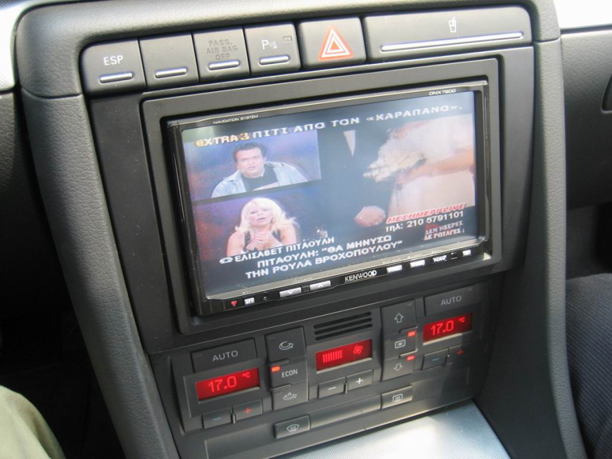 Εγκατάσταση 2Din Kenwood οθόνης σε Audi A4 2.0 Quatro