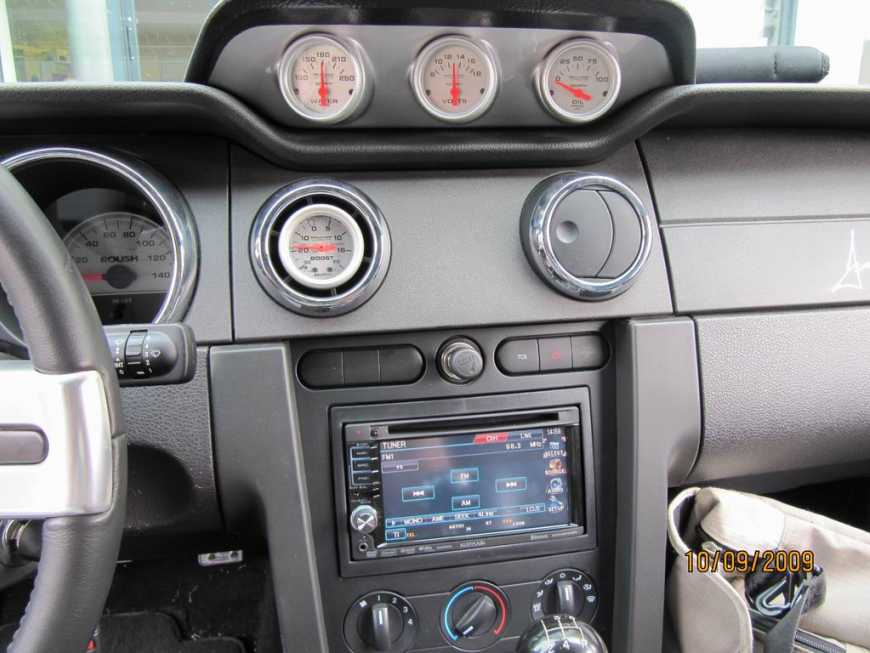 Εγκατάσταση οθόνης 2Din Kenwood σε  Ford Mustang Roush 427R