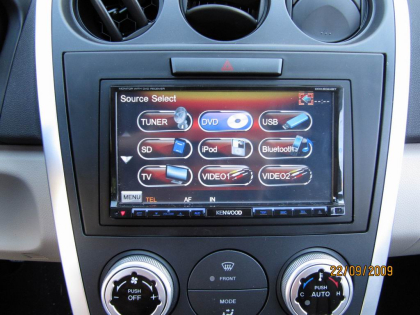 Εγκατάσταση οθόνης 2Din Kenwood σε  Mazda CX7