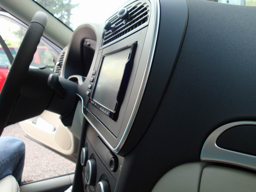 Εγκατάσταση 2DIN Kenwood Οθόνης σε Saab 9.3