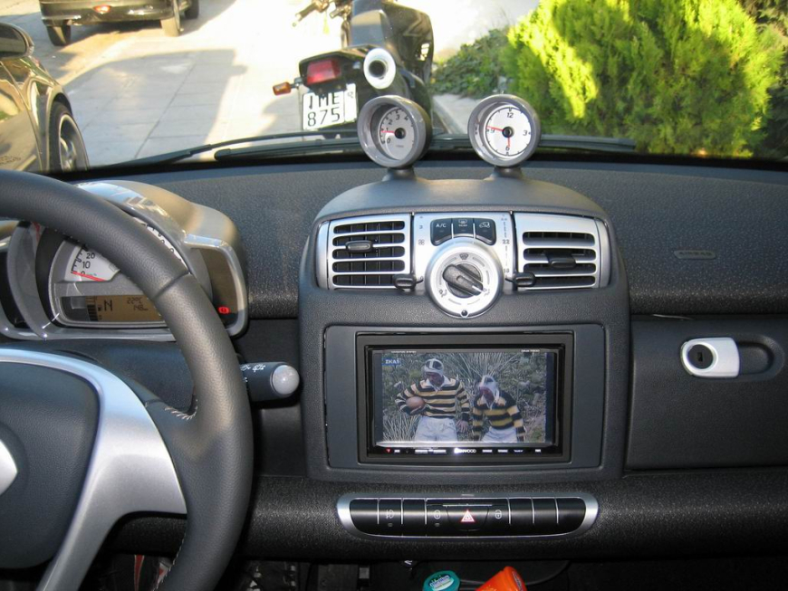 Εγκατάσταση οθόνης 2Din Kenwood σε Smart ForTwo