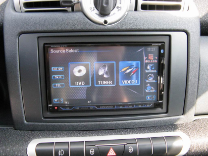 Εγκατάσταση οθόνης 2Din Kenwood σε Smart ForTwo