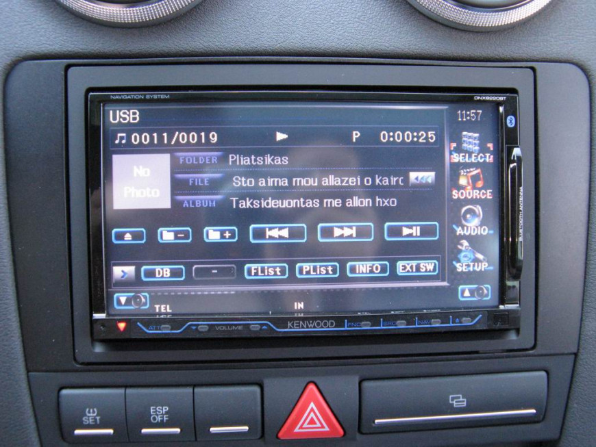 Εγκατάσταση οθόνης 2Din Kenwood σε Audi S3
