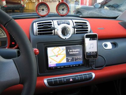 Εγκατάσταση οθόνης 2Din Kenwood σε Smart ForTwo