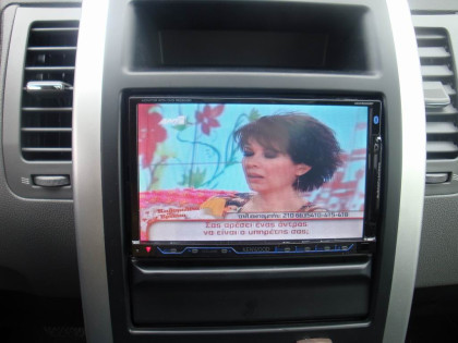 Εγκατάσταση οθόνης 2Din Kenwood σε Nissan X-Trail του 2008