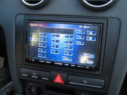 Εγκατάσταση οθόνης 2Din Kenwood σε Audi A3 S-Line