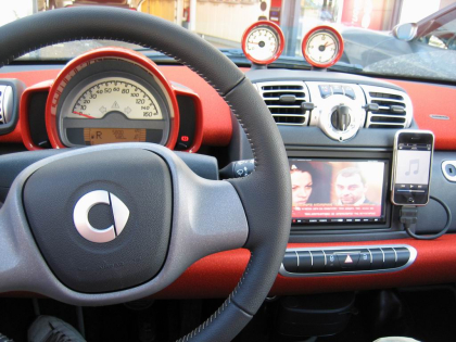 Εγκατάσταση οθόνης 2Din Kenwood σε Smart ForTwo