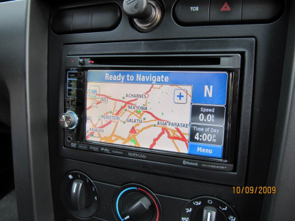 Εγκατάσταση οθόνης 2Din Kenwood σε  Ford Mustang Roush 427R