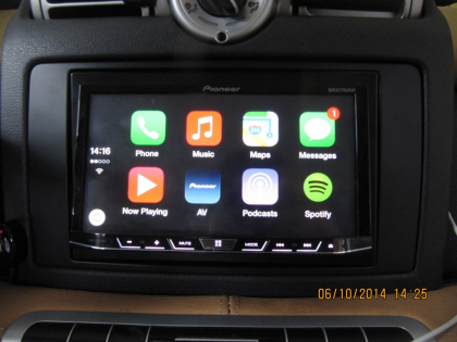 Εγκατάσταση οθόνης 2Din Pioneer σε Smart ForTwo