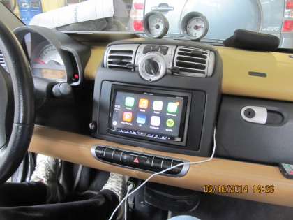 Εγκατάσταση οθόνης 2Din Pioneer σε Smart ForTwo