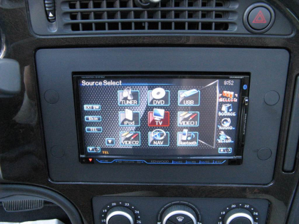 Εγκατάσταση 2DIN Kenwood Οθόνης σε Saab 9.5