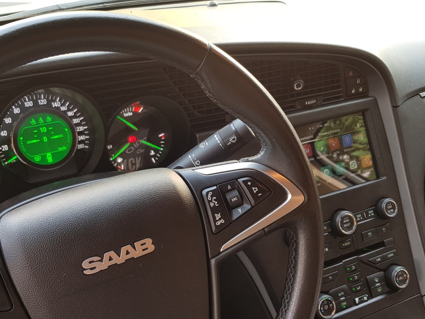 Εγκατάσταση 2DIN Android Οθόνης σε Saab 9.5