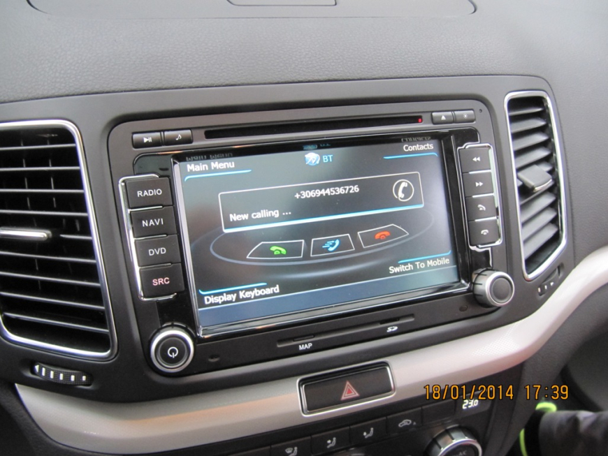 Εγκατάσταση οθόνης LM σε Seat Alhambra 2014