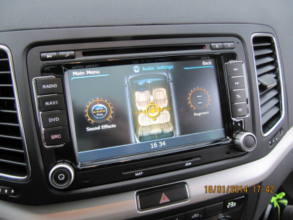 Εγκατάσταση οθόνης LM σε Seat Alhambra 2014