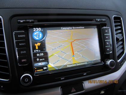 Εγκατάσταση οθόνης LM σε Seat Alhambra 2014