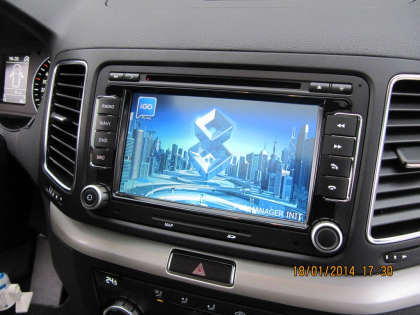 Εγκατάσταση οθόνης LM σε Seat Alhambra 2014