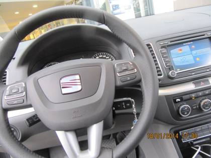 Εγκατάσταση οθόνης LM σε Seat Alhambra 2014