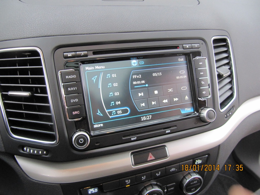 Εγκατάσταση οθόνης LM σε Seat Alhambra 2014