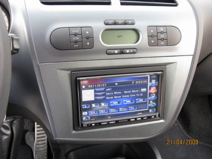 Εγκατάσταση οθόνης 2Din Kenwood σε Seat Leon Cupra Revo