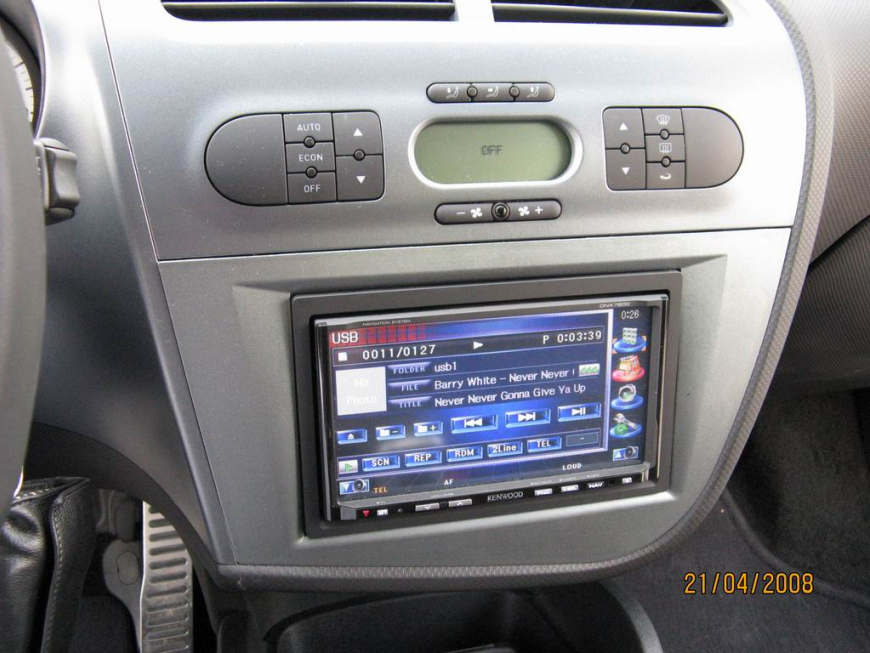 Εγκατάσταση οθόνης 2Din Kenwood σε Seat Leon Cupra Revo