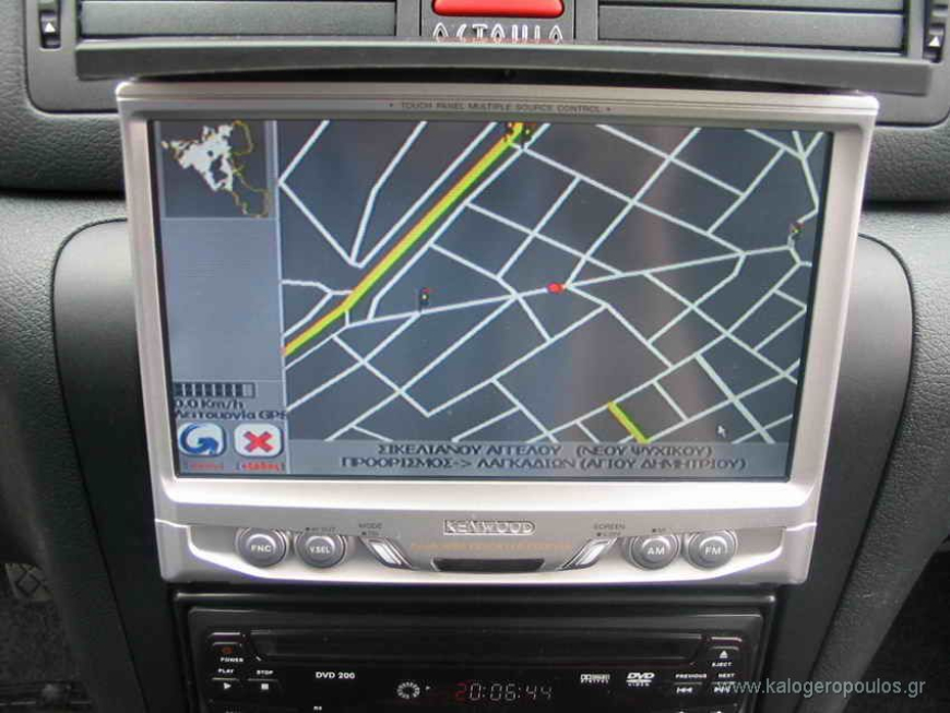 Εγκατάσταση οθόνης 1Din Kenwood σε Skoda Octavia (Taxi)