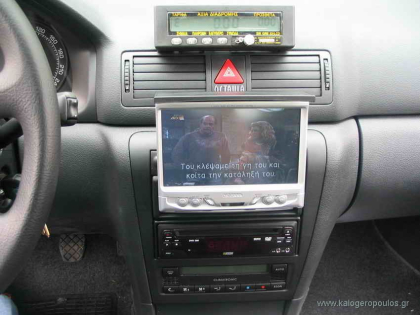 Εγκατάσταση οθόνης 1Din Kenwood σε Skoda Octavia (Taxi)