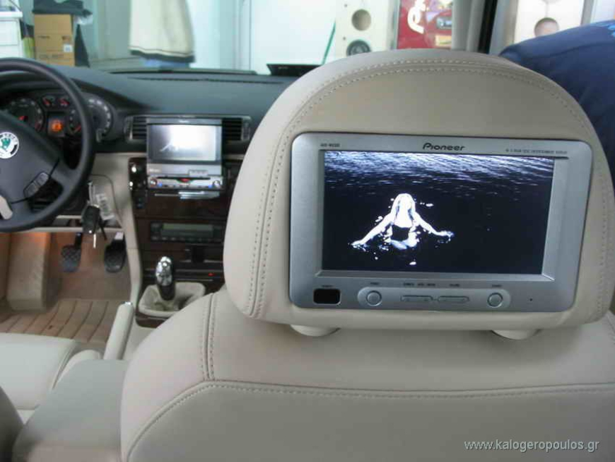 Εγκατάσταση οθόνης 1Din Pioneer σε Skoda Superb