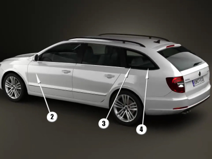 Εγκατάσταση μετρητών ακτινοβολίας σε Skoda Superb