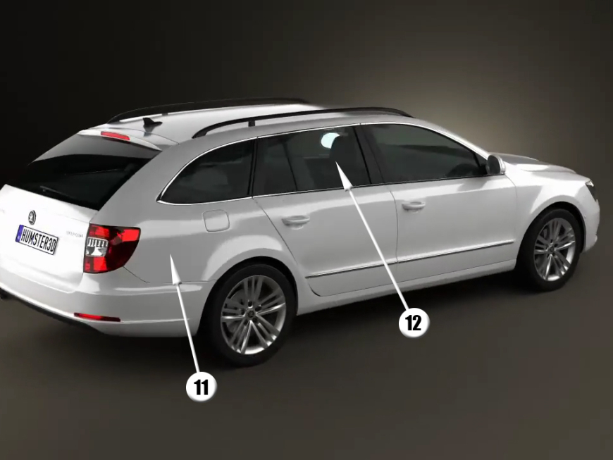 Εγκατάσταση μετρητών ακτινοβολίας σε Skoda Superb