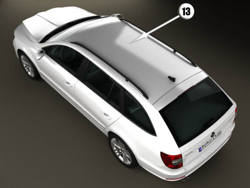 Εγκατάσταση μετρητών ακτινοβολίας σε Skoda Superb