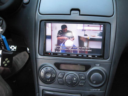 Εγκατάσταση 2Din  οθόνης Kenwood σε Toyota Celica